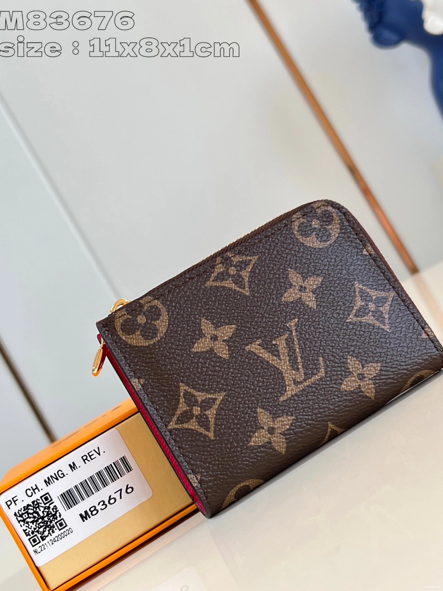 WIS Compact Wallet-11*8.5*1.5CM Vuitton Noa Louis 0720
